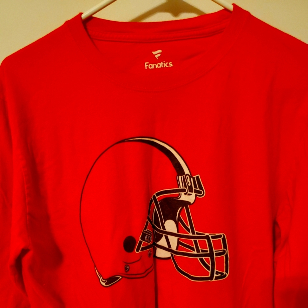 Cleveland Browns Long sleeve T-shirt sz Large by Fanatics